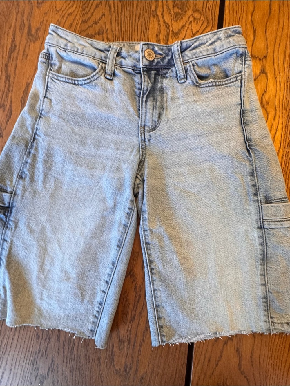 SONOMA JEANS Life+Style Denim Cut Off Jorts Jean Women 26 Low Rise Cargo